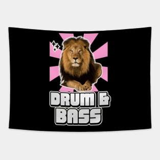 DRUM & BASS  - Chill Lion Tapestry