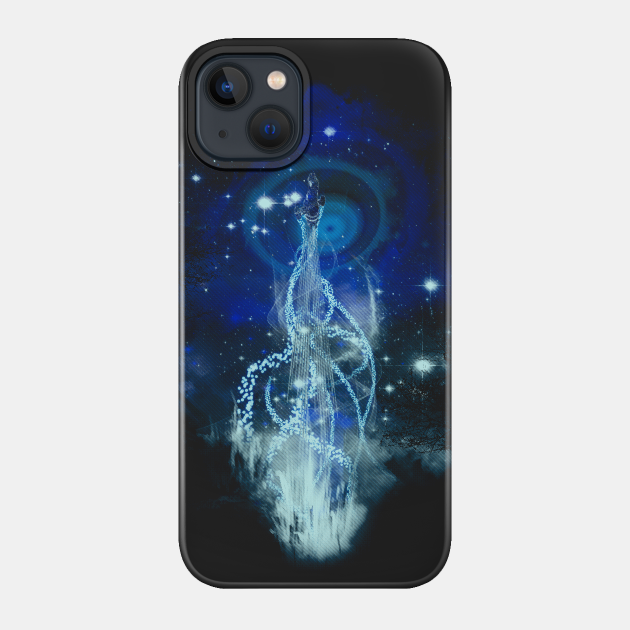 dancing with fireflies - blue version - Firefly - Phone Case