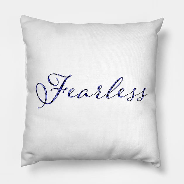 Fearless - Violet Pillow by MemeQueen