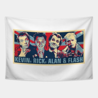 Kevin, Rick, Alan & Flash Tapestry