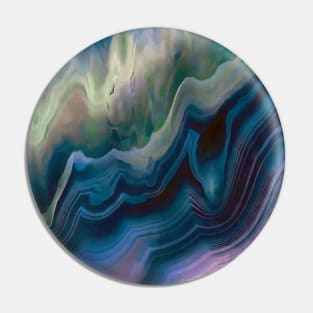 Colorful agate Pin