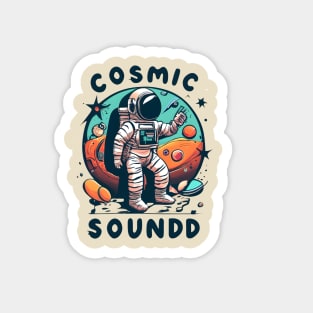 Cosmic Sound Astronaut Magnet