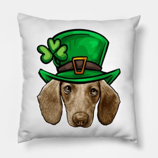 St Patricks Day Dachshund Pillow