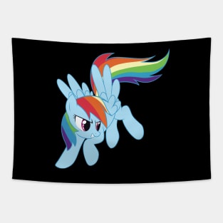 Loyal Rainbow Horse Tapestry