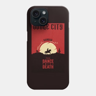 Dodge City Kansas wild west town Phone Case