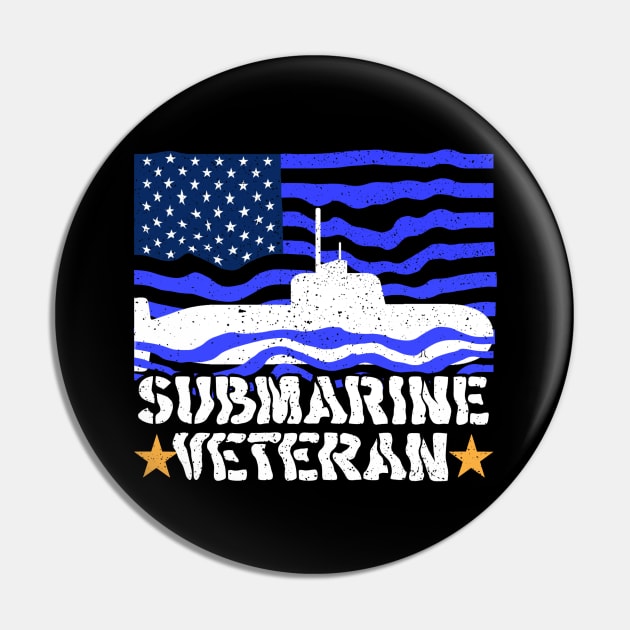 Submarine veteran USA American hero veterans day Pin by design-lab-berlin