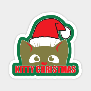 kitty christmas Magnet