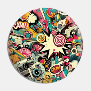 80s Pop in Graffiti Pin