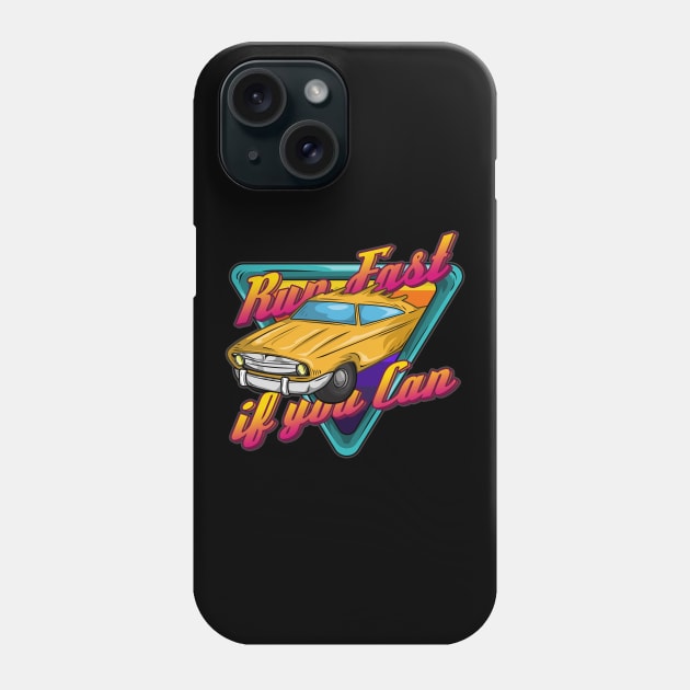 Run fast if you can Phone Case by Markus Schnabel