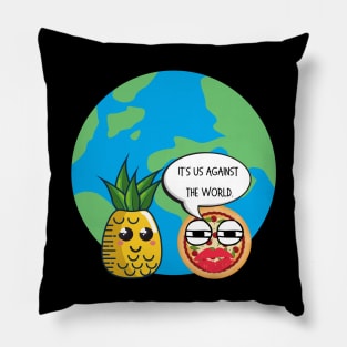 Funny Aloha  Pineapple Pizza Food Pun Forbidden Love Pillow