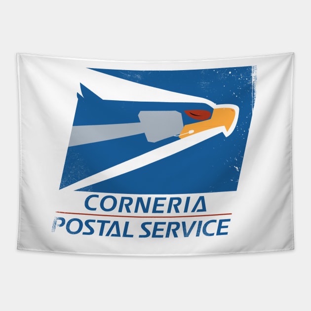 Corneria Postal Service Tapestry by Mrmcgentleman