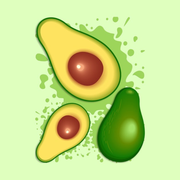 Avocado Fruity and Juicy by BluedarkArt