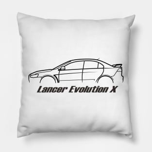 evo x minimalist style Pillow