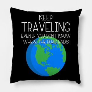 Keep Traveling Shirt Pillow