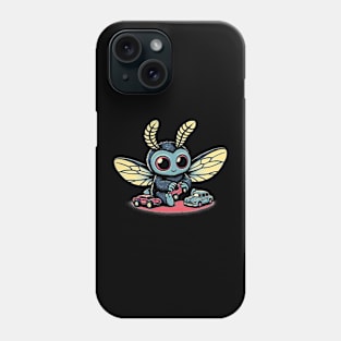 Li'l Legends™: Mothman Plays with Toy Cars Phone Case