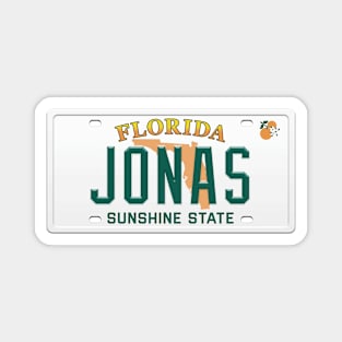 Jonas License Plate - FL Magnet