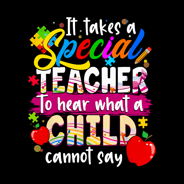 It Takes A Special Teacher To Hear What A Child Cannot Say by cogemma.art