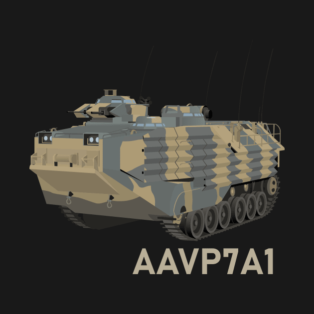 Assault Amphibious Vehicle (AAV) AAVP7A1 by NorseTech