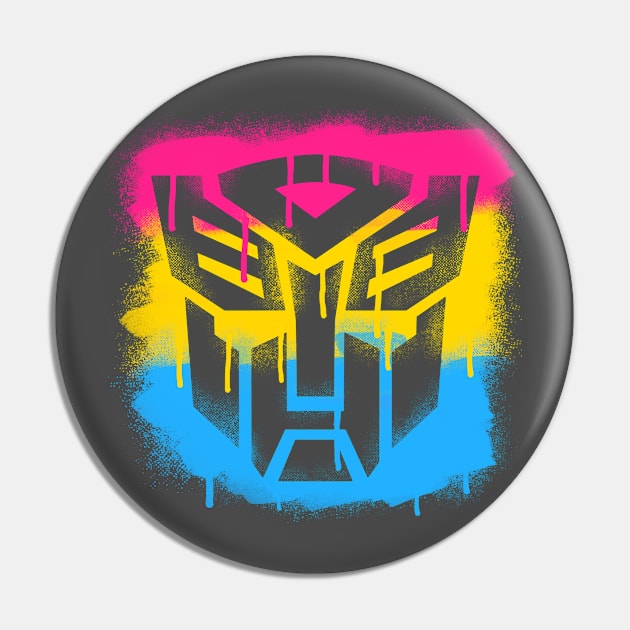 Pansexual Autobot Pin by candychameleon