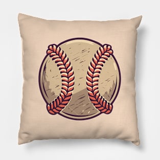 Vintage Baseball ball Pillow