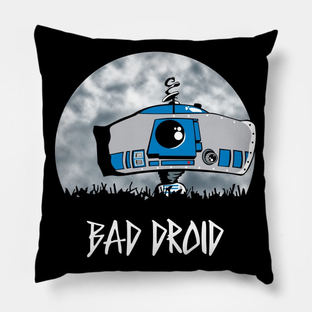 Bad Droid Pillow by Zeronimo66