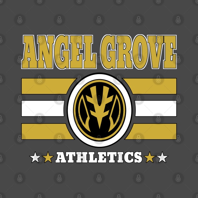 Angel Grove Athletics - White by Vitalitee