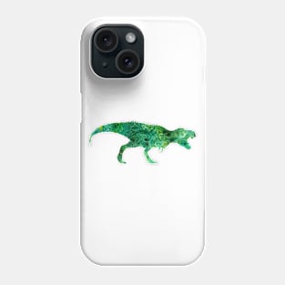 Green T Rex Watercolor Painting 2 Phone Case