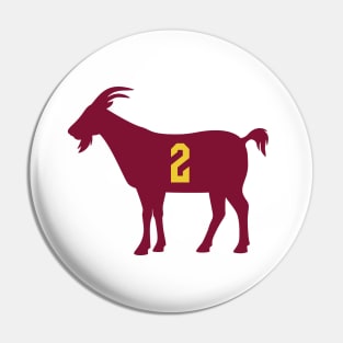 CLE GOAT - 2 - White Pin
