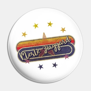 Merle Haggard Vintage ElaCuteOfficeGirl Pin