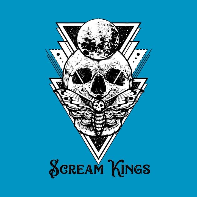 Death's Head Moth Skull Scream Kings Logo by ScreamKingsPod