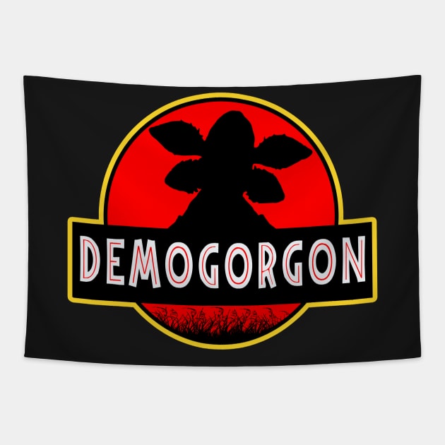 Demogorgon Jurassic Park Stranger Things Tapestry by Nova5