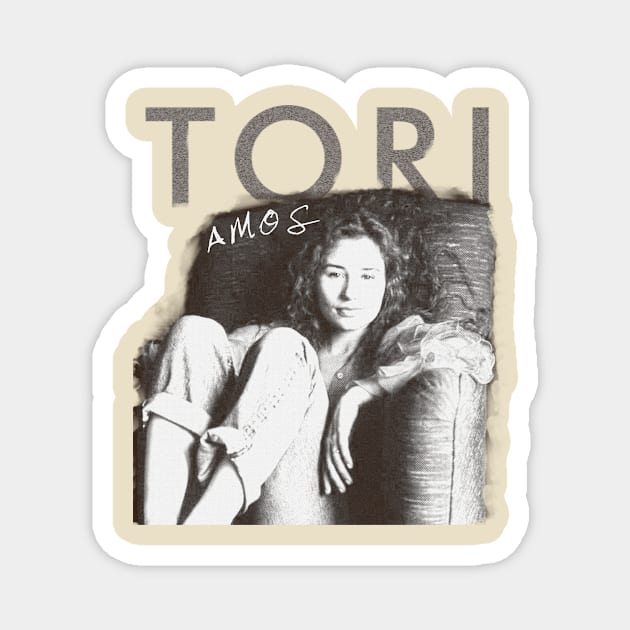 Tori Amos grey style Magnet by sanantaretro