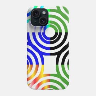 Pure Neon Circle Abstract art Phone Case