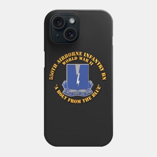 550th Airborne Infantry Battalion Phone Case by twix123844