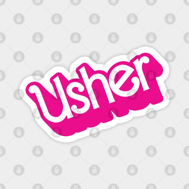 Usher x Barbie Magnet by 414graphics