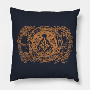 Elegant Symbol Abstract Art Pillow