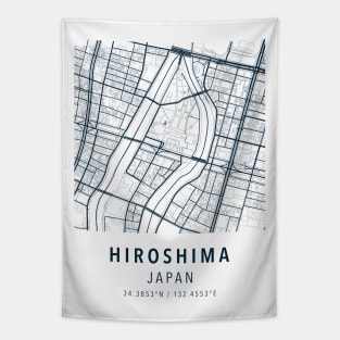 hiroshima simple map Tapestry