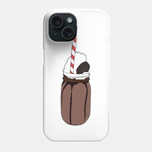 Chocolate Milkshake Mason Jar Phone Case