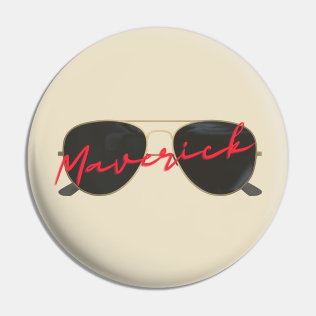 Maverick Pin by Life Happens Tee Shop