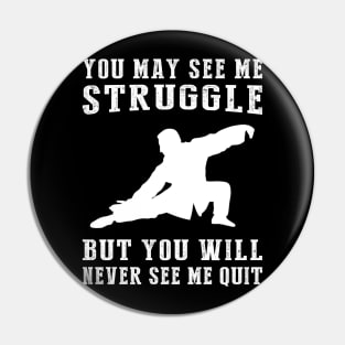 Unwavering Zen Master: A Funny T-Shirt for Dedicated Tai Chi Practitioners! Pin