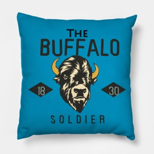 Buffalo Soldier Vintage Design Pillow