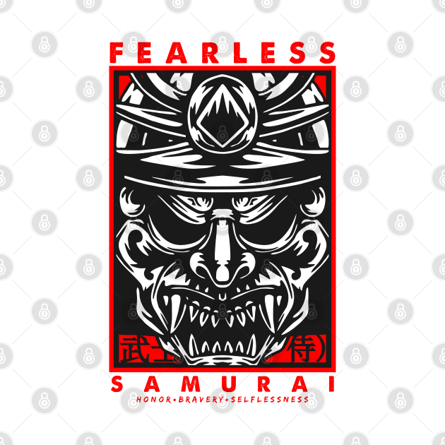 Fearless Samurai Warrior by EdSan Designs