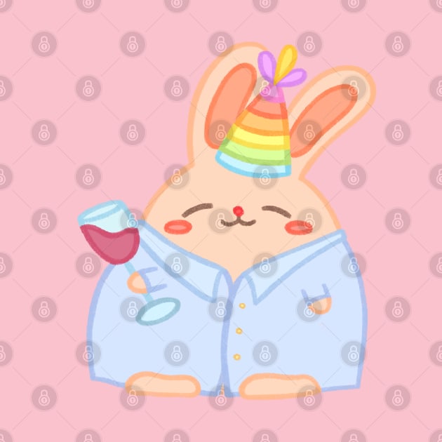 Chubbit Wine Party Logo by Chubbit