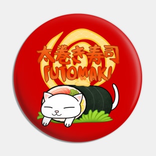 Chubby Cat Futomaki Sushi Pin