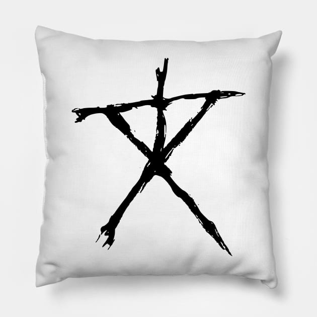 Blair Witch Symbol Pillow by SteamboatJoe