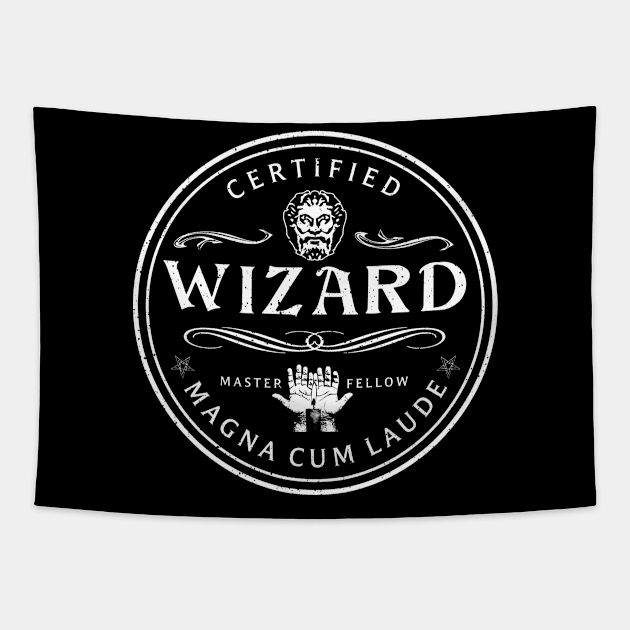 Wizard Occult Esoteric Tapestry by jazzworldquest