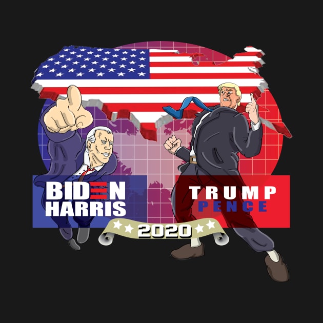 Biden VS Trump 2020 by YasudaArt