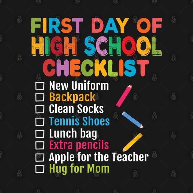 First Day of High School Teacher Student Back to School 2019 by BestSellerDesign