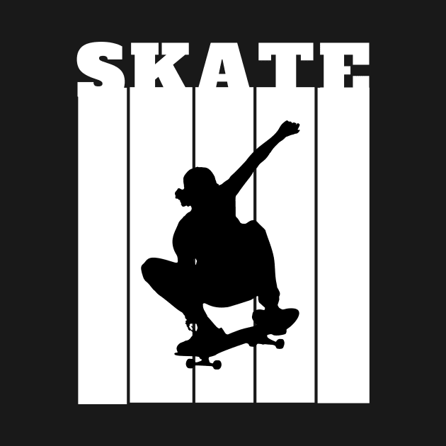 Silhouette Serenity: Shadow of a Skater by neverland-gifts