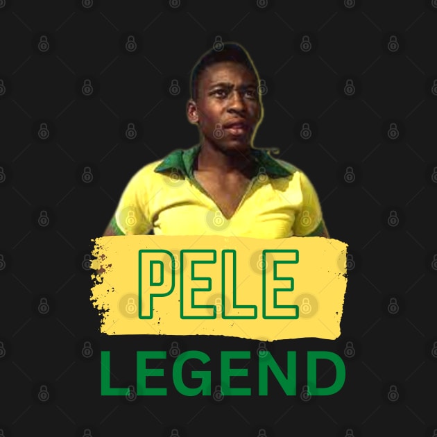 Pele Football Legend Soccer Star Apparel by Museflash